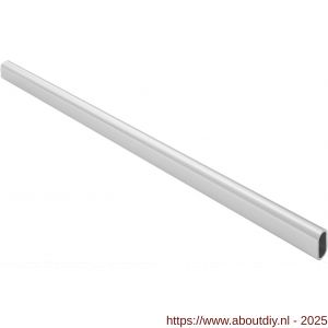 Hermeta 1019 garderobebuis recht ovaal Gardelux 1 30x14 mm L 300 cm naturel - A20100318 - afbeelding 1