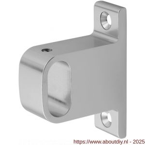 Hermeta 1042 garderobebuis steun midden Gardelux 1 type 2 naturel EAN sticker - A20100434 - afbeelding 1