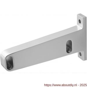 Hermeta 1081 garderobebuis steun eind rechts Gardelux 1 type 5 naturel - A20101865 - afbeelding 1