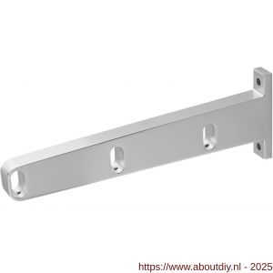 Hermeta 1112 garderobebuis steun midden Gardelux 1 type 7A naturel - A20100486 - afbeelding 1