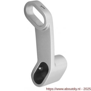 Hermeta 1151 garderobebuis beugel rechts Gardelux 1 type 10 en 13 naturel - A20101880 - afbeelding 1