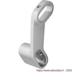 Hermeta 1152 garderobebuis beugel midden Gardelux 1 type 10 en 13 naturel - A20101881 - afbeelding 1