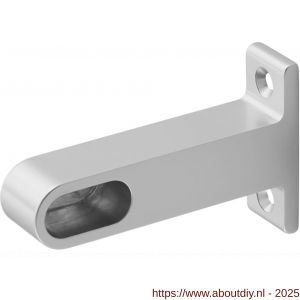 Hermeta 1190 garderobebuis plafondbevestiging steun eind Gardelux 1 naturel - A20101886 - afbeelding 1