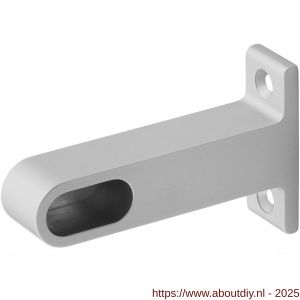 Hermeta 1190 garderobebuis plafondbevestiging steun eind Gardelux 1 mat naturel - A20100518 - afbeelding 1