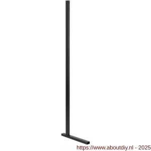 Hermeta 1333 garderobe standaard enkel 175 cm zwart - A20100547 - afbeelding 1