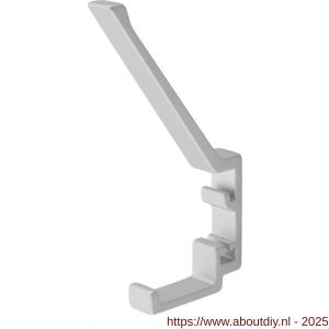 Hermeta 2082 garderobebuis hoed- en jashaak Gardelux 2 mat naturel - A20100390 - afbeelding 1