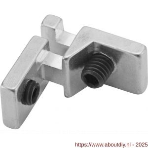 Hermeta 2150 garderobelijst T-verbinder Gardelux 2 voor lijst 2000 blank - A20100357 - afbeelding 1