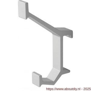 Hermeta 2670 garderobebuis hoed- en jashaak mat naturel - A20100392 - afbeelding 1