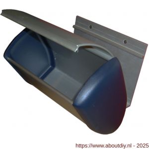 Hermeta 3280 wand afvalbak 3,5 L RAL 5011 - A20100213 - afbeelding 1