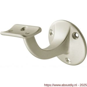 Hermeta 3500 leuninghouder 65 mm holzadel nieuw zilver - A20101774 - afbeelding 1