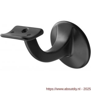 Hermeta 3501 leuninghouder 65 mm holzadel M8 zwart - A20100835 - afbeelding 1