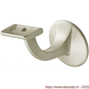 Hermeta 3503 leuninghouder 65 mm vlakzadel M8 nieuw zilver - A20101799 - afbeelding 1