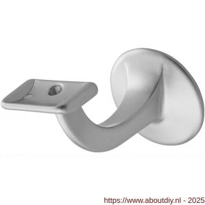 Hermeta 3508 leuninghouder 75 mm vlakzadel M8 naturel - A20100862 - afbeelding 1