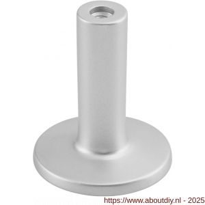 Hermeta 3511 leuninghouder rozet met vaste zuil 71 mm naturel - A20100927 - afbeelding 1
