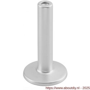 Hermeta 3514 leuninghouder rozet met vaste zuil 106 mm naturel EAN sticker - A20100941 - afbeelding 1