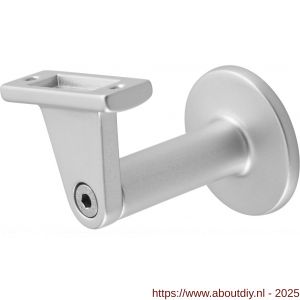 Hermeta 3525 verstelbare samengestelde leuninghouder vlakzadel tapgat naturel - A20100876 - afbeelding 1