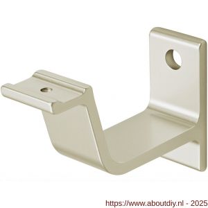 Hermeta 3551 leuninghouder vlakzadel profiel stok M8 nieuw zilver - A20101500 - afbeelding 1