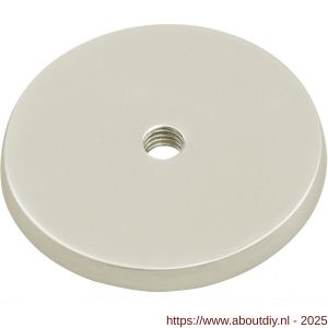 Hermeta 3564 leuninghouder rozet 60 mm met gat 8,5 mm nieuw zilver - A20100960 - afbeelding 1