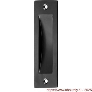 Hermeta 4556 schuifdeurkom 120x40 mm recht zwart - A20101399 - afbeelding 1