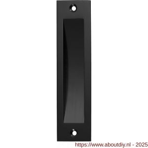 Hermeta 4558 schuifdeurkom 150x40 mm recht zwart - A20101975 - afbeelding 1