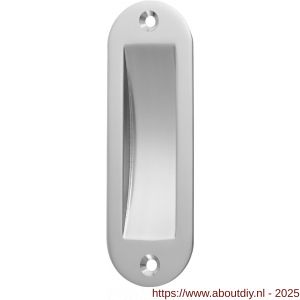 Hermeta 4560 schuifdeurkom 104x40 mm ovaal naturel - A20101794 - afbeelding 1