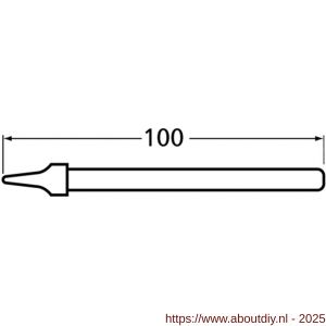 Hermeta 4565 raampen blank EAN sticker - A20100209 - afbeelding 2