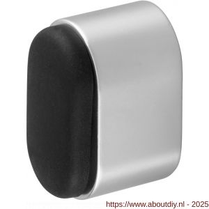 Hermeta 4700 deurbuffer ovaal 25 mm naturel - A20101917 - afbeelding 1
