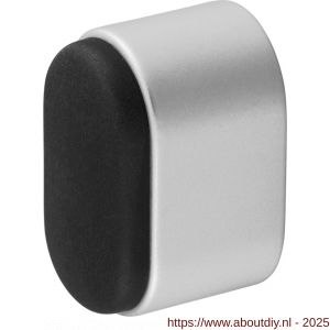 Hermeta 4700 deurbuffer ovaal 25 mm mat naturel - A20100088 - afbeelding 1