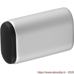 Hermeta 4704 deurbuffer ovaal 60 mm mat naturel - A20100098 - afbeelding 1