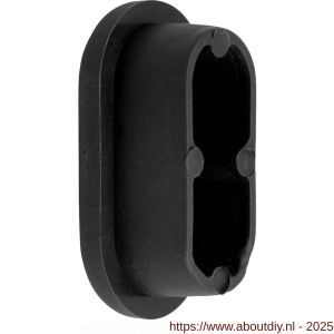 Hermeta 4709 losse buffer ovaal zwart - A20101918 - afbeelding 1