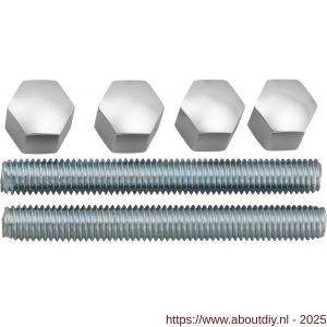 Hermeta 5801 bevestigingsmateriaal deurduwer M8 naturel - A20100177 - afbeelding 1
