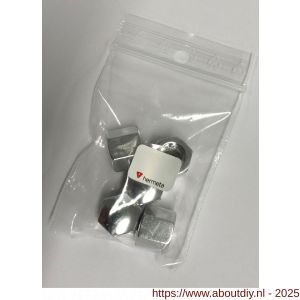 Hermeta 5866 5x dopmoer M8 naturel EAN sticker - A20101945 - afbeelding 1