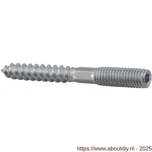 Hermeta 5900 stokschroef M8x70 mm verzinkt - A20100003 - afbeelding 1