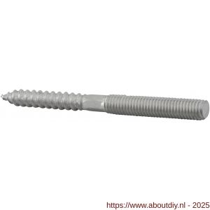 Hermeta 5900 stokschroef M8x90 mm verzinkt - A20100005 - afbeelding 1