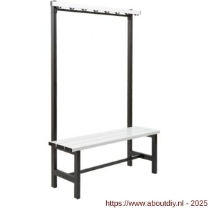 Hermeta 3075 zitbank banksteun Gardelux type 5 Gardelux vrijstaand zwart - A20101356 - afbeelding 5