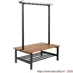 Hermeta 3076 zitbank banksteun Gardelux type 6 Gardelux vrijstaand zwart - A20101357 - afbeelding 7