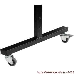 Hermeta 1355 garderobe zwenkwiel zonder rem M10x25 mm verzinkt - A20101358 - afbeelding 2