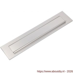 Ami DL briefplaat met veer aluminium F2 deurdikte 53-57 mm - A10900051 - afbeelding 1