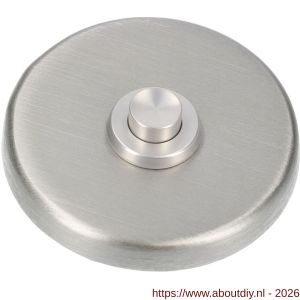 Ami Klik beldrukker aluminium rond Archi Design Irox RVS look - A10900013 - afbeelding 1
