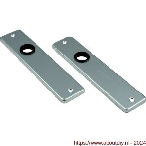 Ami 165/4 RH kortschild aluminium rondhoek blind F1 - A10900504 - afbeelding 1