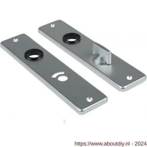 Ami 165/4 RH kortschild aluminium rondhoek WC 5/57 mm F2 - A10900521 - afbeelding 1
