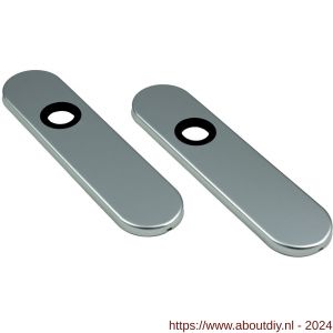 Ami 177/1 Klik kortschild aluminium blind F1 - A10900525 - afbeelding 1