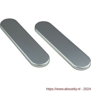 Ami 177/1 Klik kortschild aluminium geheel blind F1 - A10900524 - afbeelding 1