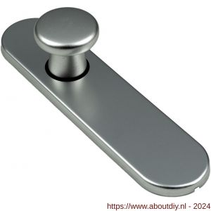 Ami 177/1 Klik knopkortschild aluminium knop 160/40 vast kortschild 177/1 blind Klik F1 - A10900715 - afbeelding 1