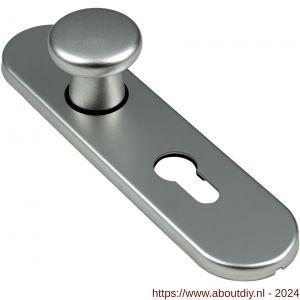 Ami 177/1 Klik knopkortschild aluminium knop 160/40 vast kortschild 177/1 PC 72 Klik F1 - A10900719 - afbeelding 1
