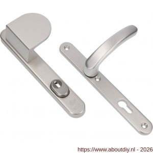 Ami VHB 257/37/2-90/83 KT veiligheids Rotaveer duwer-kruk smalschildgarnituur SKG*** kerntrekbeveiliging ovaal VHB 257/37/2 kerntrek KT 72 deurduwer 90/83 rechts F1 en deurkruk 378 Rota 257/32/2 profielcilinder PC 72 deurdikte - A10901660 - afbeelding 1