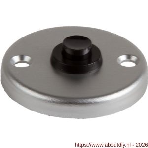 Ami 3 RH beldrukker aluminium rond rozet F2 - A10900010 - afbeelding 1