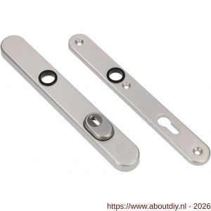 Ami VHB 257/37/2 KT veiligheidssmalschild SKG*** kerntrekbeveiliging ovaal VHB 257/32/2 buiten kerntrek KT 72 en 257/32/2 binnen profielcilinder PC 72 F1 deurdikte 53-57 mm - A10901665 - afbeelding 1