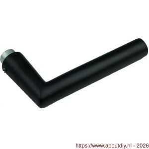 Ami 374 deurkruk gatdeel aluminium M6 zwart RAL 9005 structuur finish - A10900310 - afbeelding 1