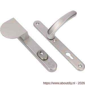 Ami VHB 257/37/2-90/83 KT veiligheids Rotaveer duwer-kruk smalschildgarnituur SKG*** kerntrekbeveiliging ovaal VHB 257/37/2 kerntrek KT 72 deurduwer 90/83 links F1 en deurkruk 378 Rota 257/32/2 profielcilinder PC 72 deurdikte - A10901659 - afbeelding 1